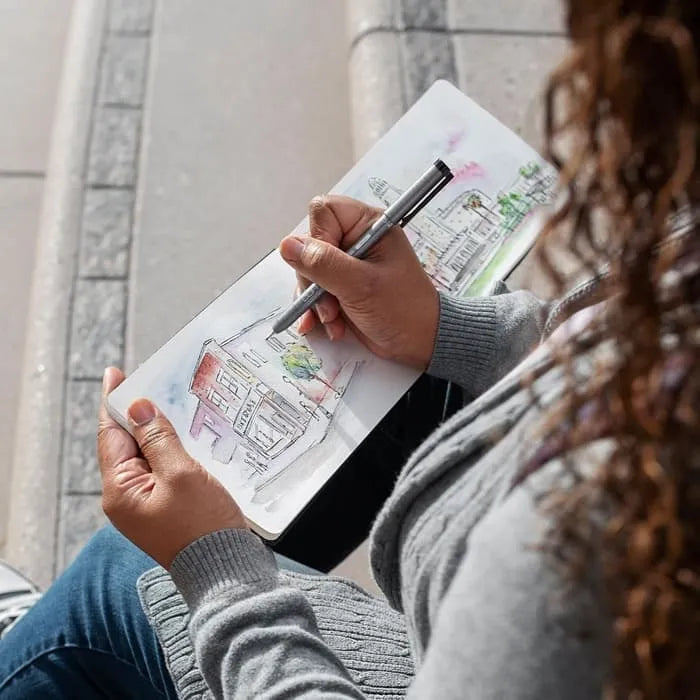 Funto 3.5x5.5 watercolor journal dual-sided pages for watercolors 