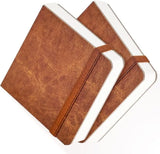 Funto watercolor journal PU leather hard cover 100% cotton paper 2-pack 