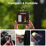 Funto walnut wood watercolor travel kit with metal clip and journal 