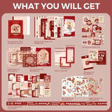 Funto vintage junk journal kit premium scrapbook accessories 