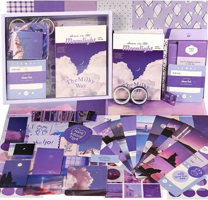 Funto scrapbooking kit vintage aesthetic stationary collection 