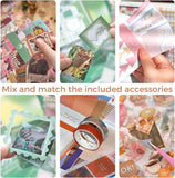 Scrapbooking Kit Warm Mail Series Letter from The Moon 155 PCS