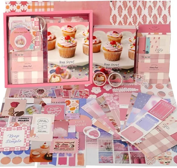 Scrapbooking Kit Warm Mail Series My Sweetheart 155 PCS