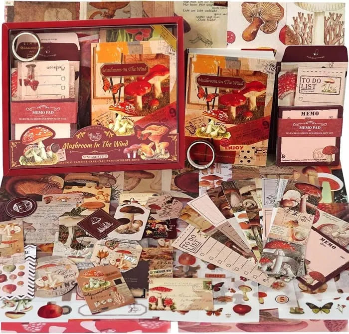 Funto scrapbooking kit vintage aesthetic decorative elements 