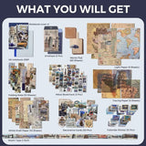 Funto vintage junk journal supplies scrapbook decorative papers 