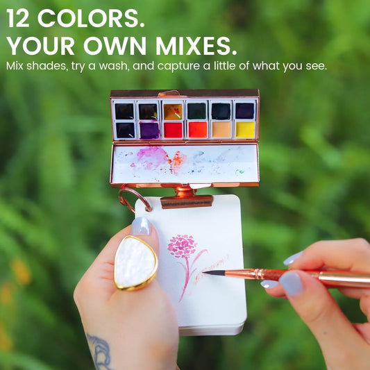 POCKET Watercolor Kit - Kiss Lock