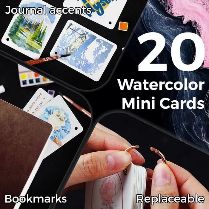 Funto pocket watercolor kit luxury gift packaging for artists and beginners