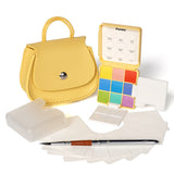 Yellow Pocket Watercolor Paint Set with Crossbody Bag - Funto