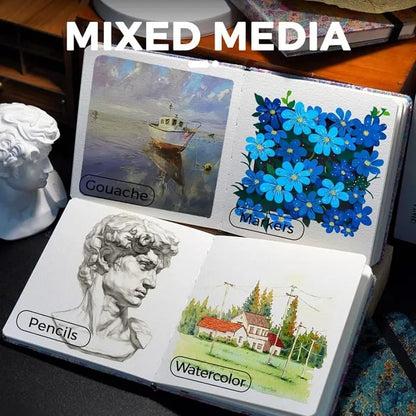 Funto 100% cotton watercolor journal cold-pressed for professionals 