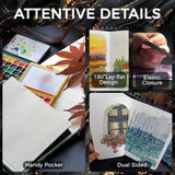 Funto 100% cotton watercolor journal portable for plein air painters 