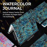 Funto watercolor journal 6.3x6.3 acid-free cotton for watercolor painting 