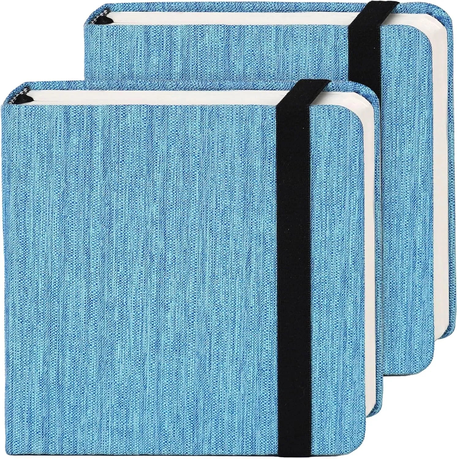 Funto 4.7x4.7 watercolor journal with elastic band and paper pocket 