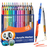 30 Colors ClickLink Acrylic Markers
