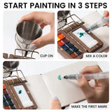 WANDER Watercolor Kit - Hand Poured Colors With Crossbody Bag