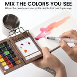 WANDER Watercolor Kit - Hand Poured Colors With Crossbody Bag