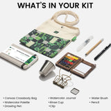 WANDER Watercolor Kit - Hand Poured Colors With Crossbody Bag