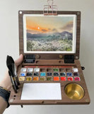 Portable Outdoor Watercolor Palette Set