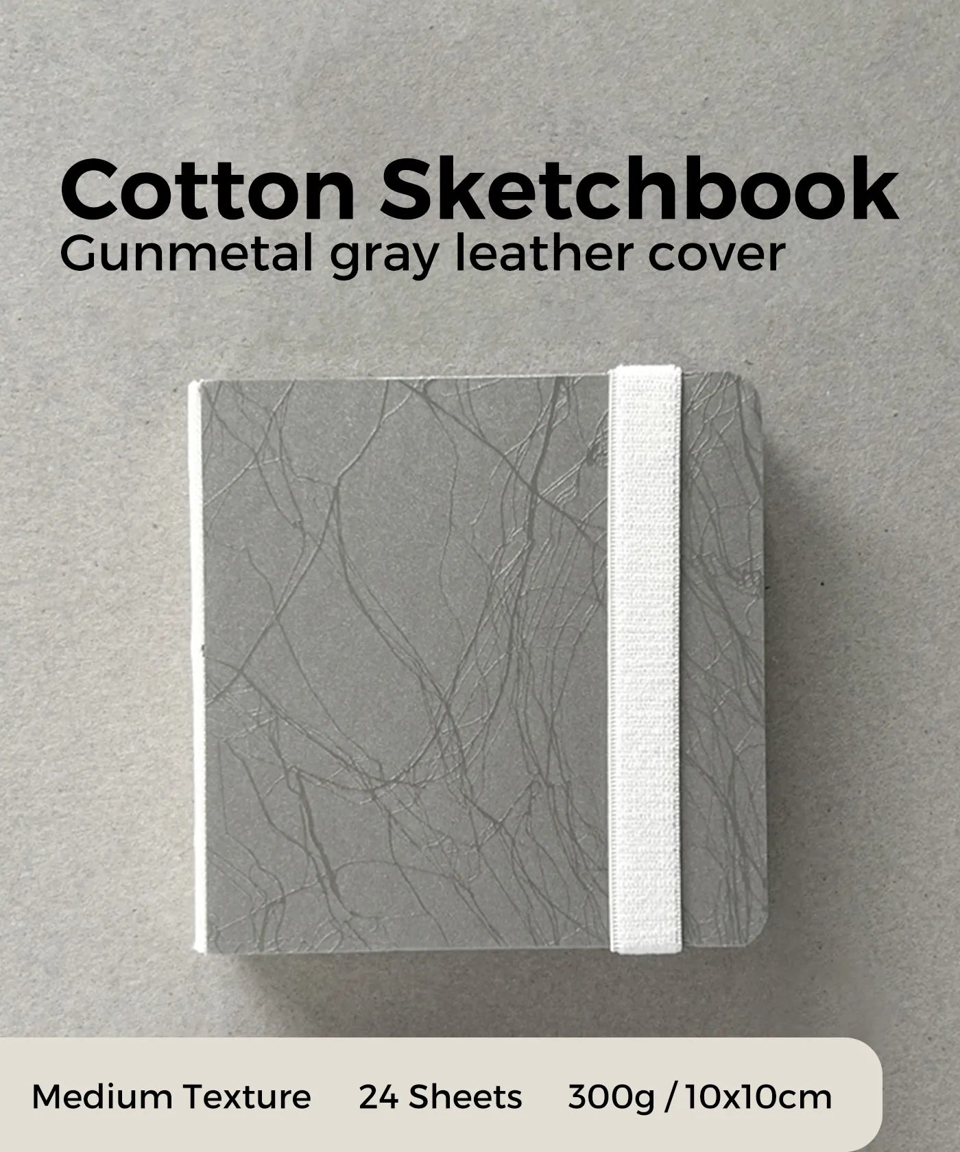 Hard Cover Watercolor Journal - 3.9x3.9in - Funto