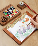 Wood Brass Clip Drawing Board