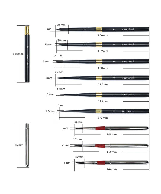Nylon Travel Watercolor Brush Pen - Funto