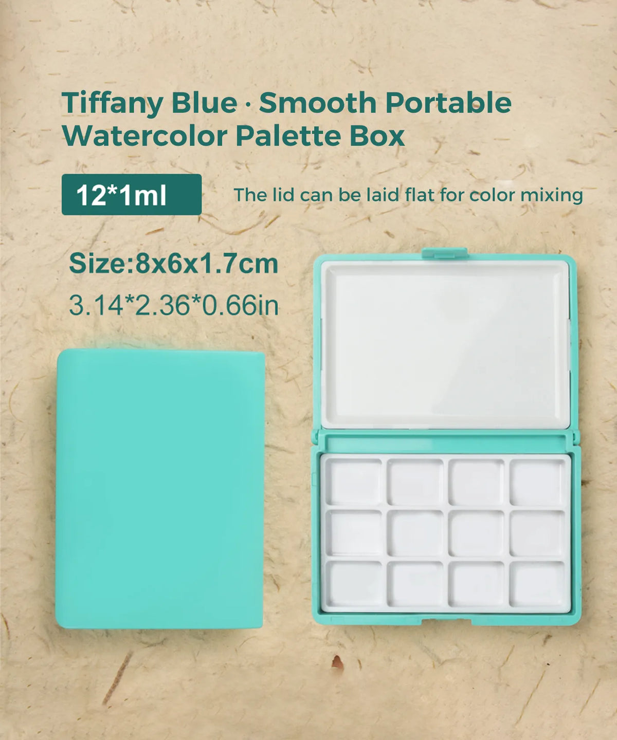 Portable Watercolor Palette Box