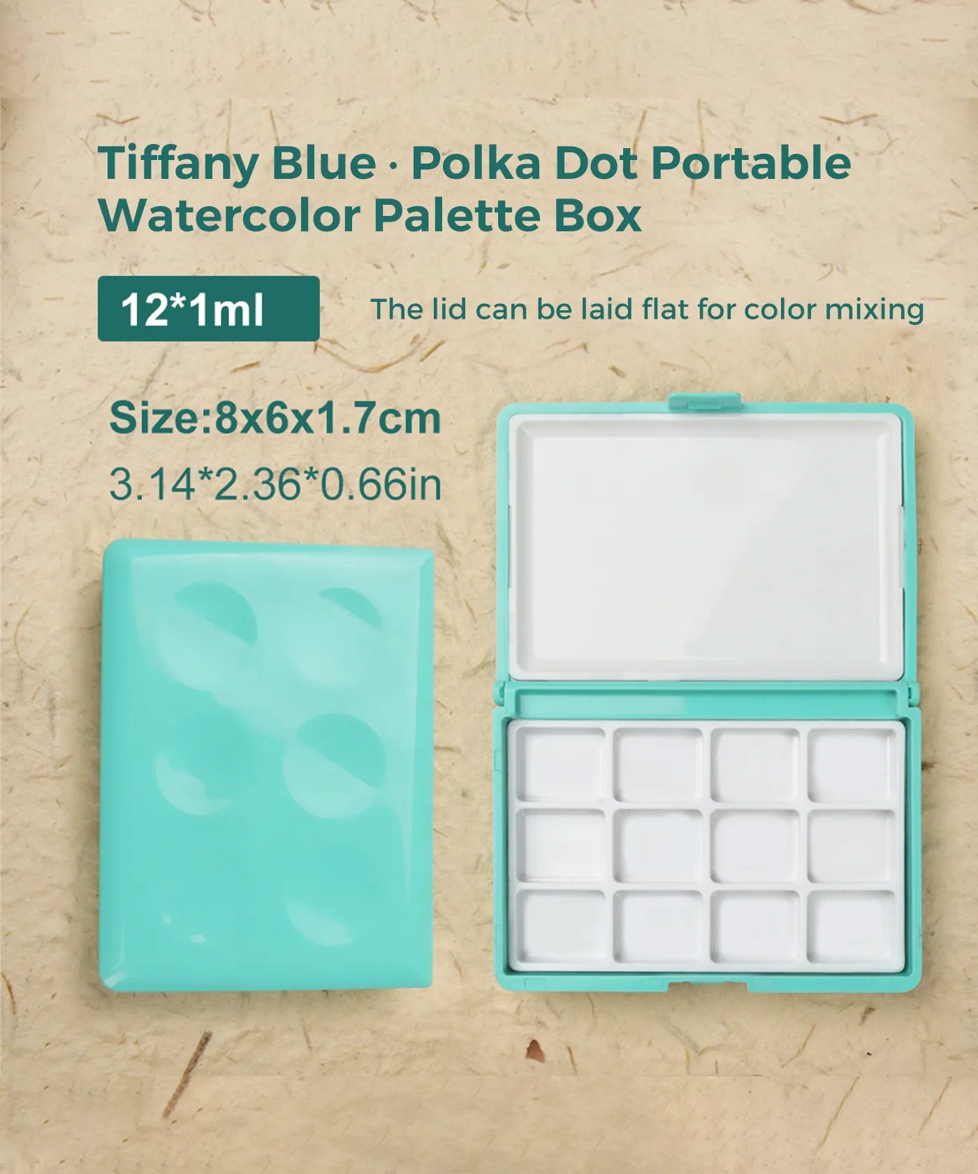 Portable Watercolor Palette Box