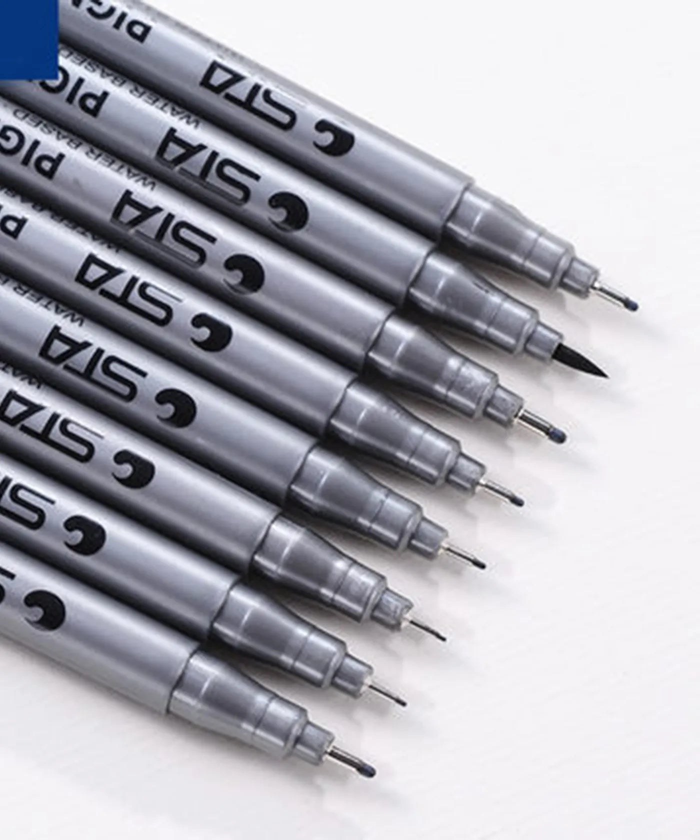 STA Waterproof Black Fineliners - Funto