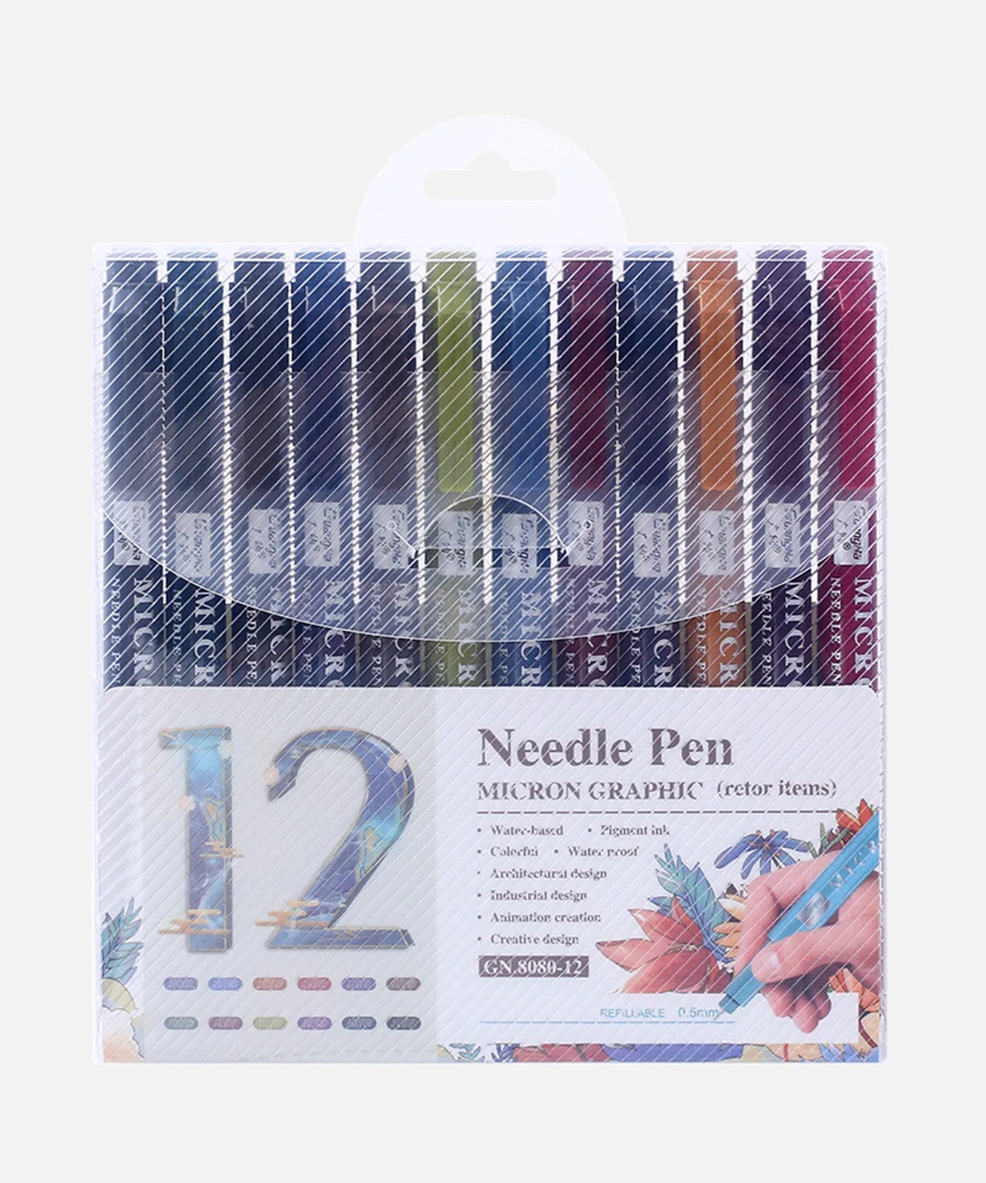 Micron Graphic Color Pen - 12 Colors