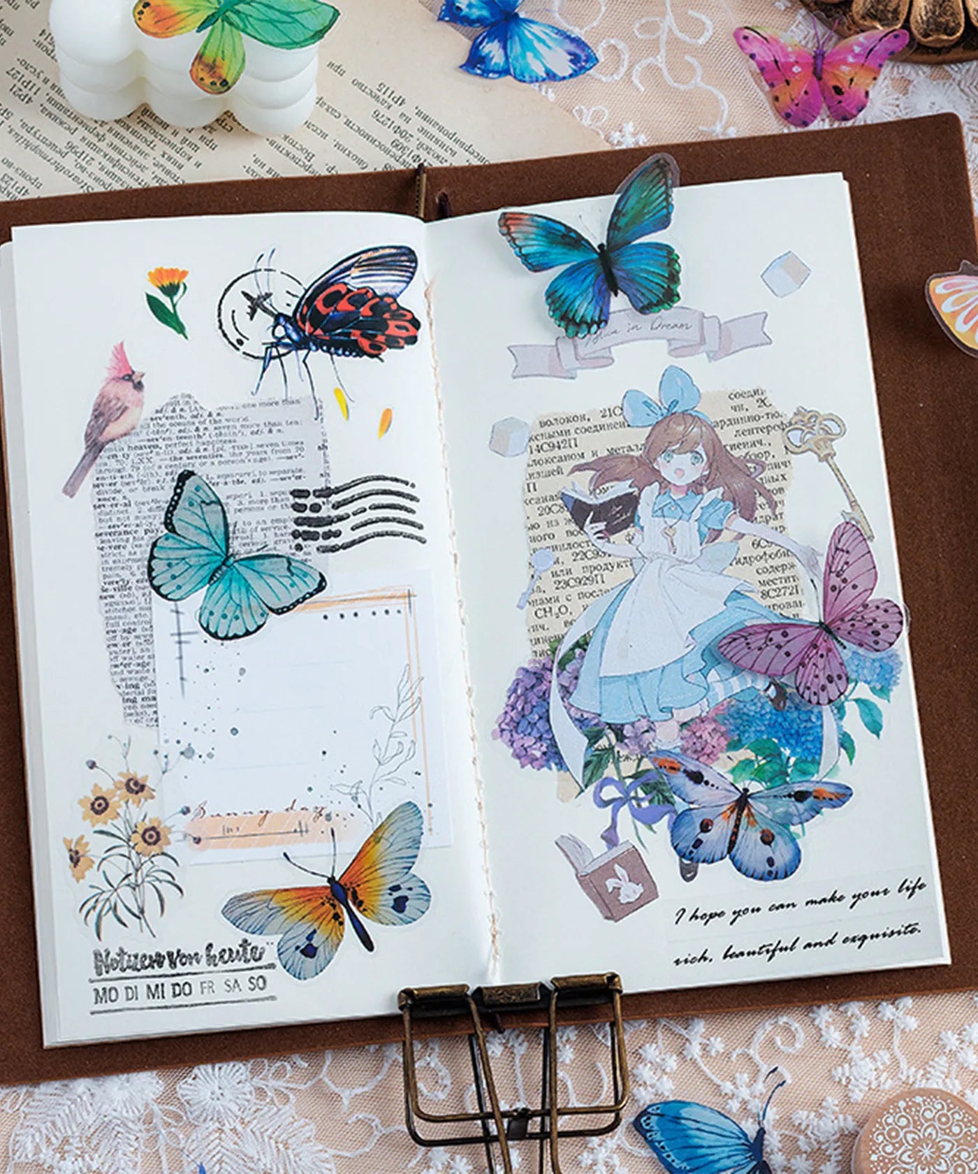 Handbook Butterfly Sticker Set