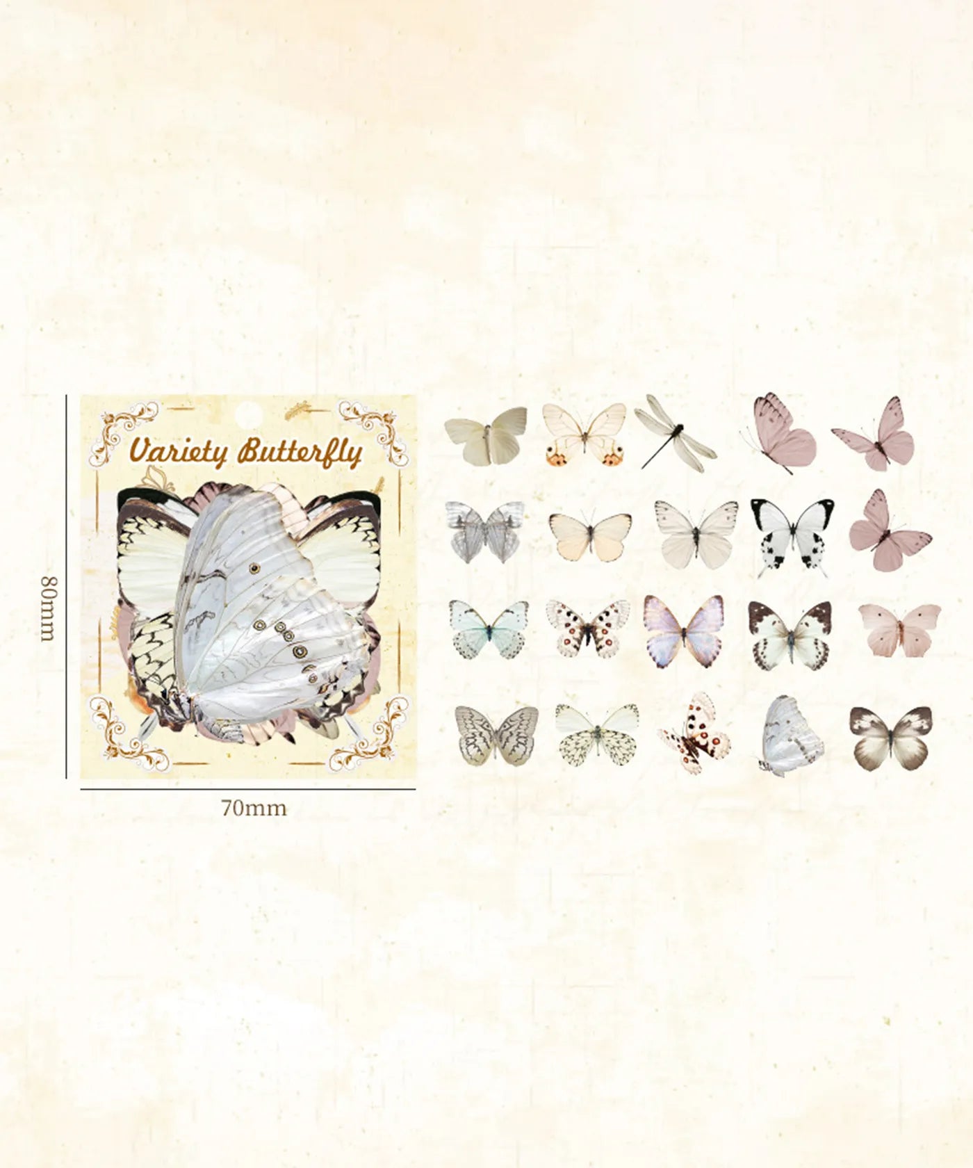 Handbook Butterfly Sticker Set