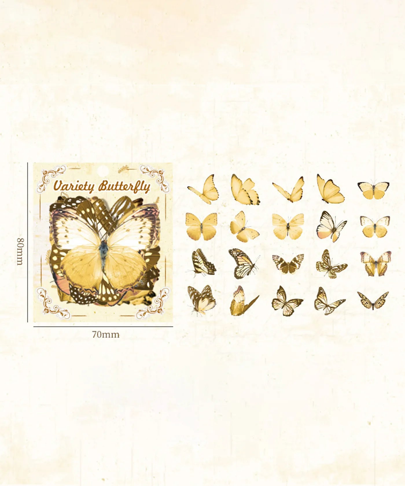 Handbook Butterfly Sticker Set