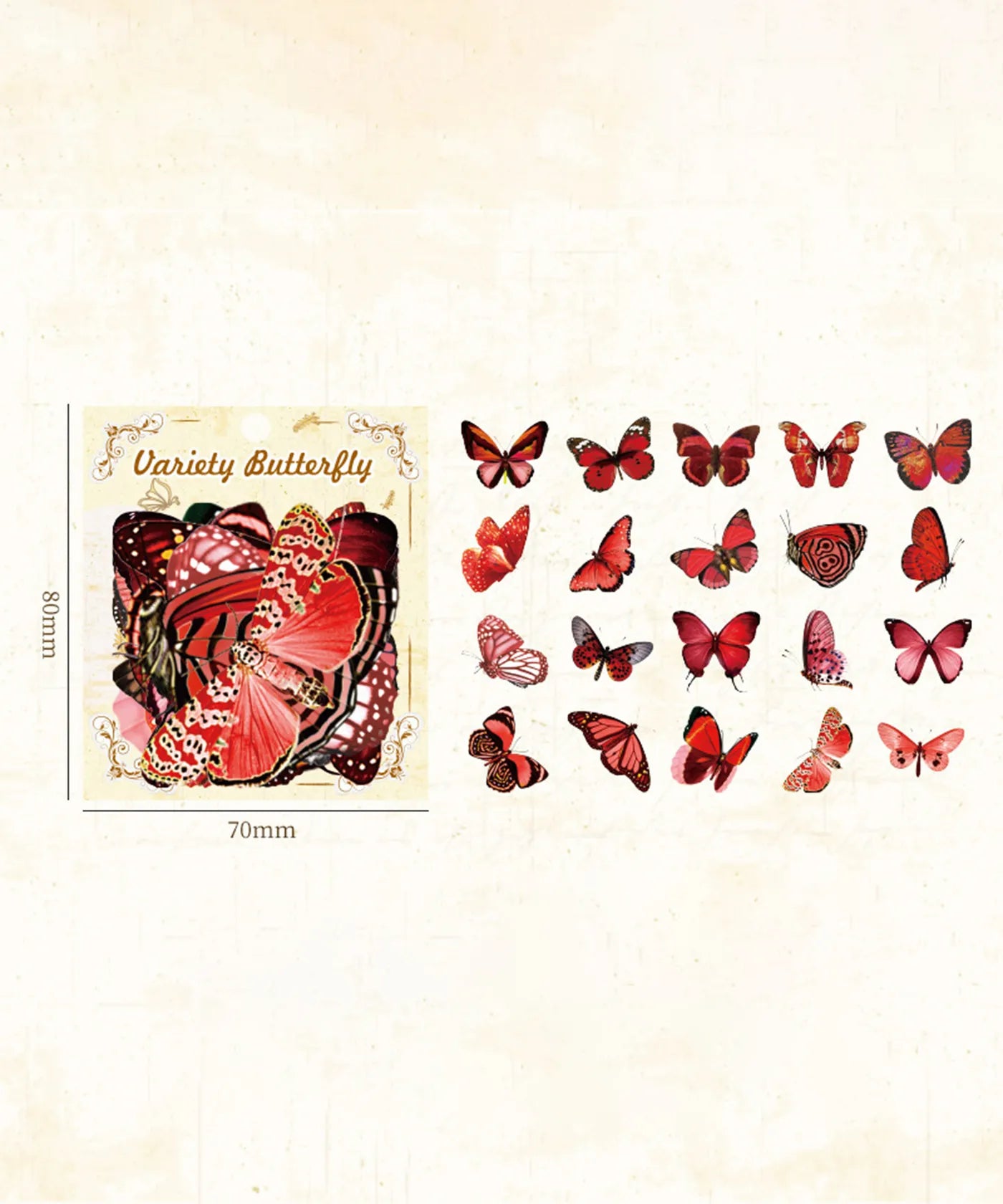 Handbook Butterfly Sticker Set