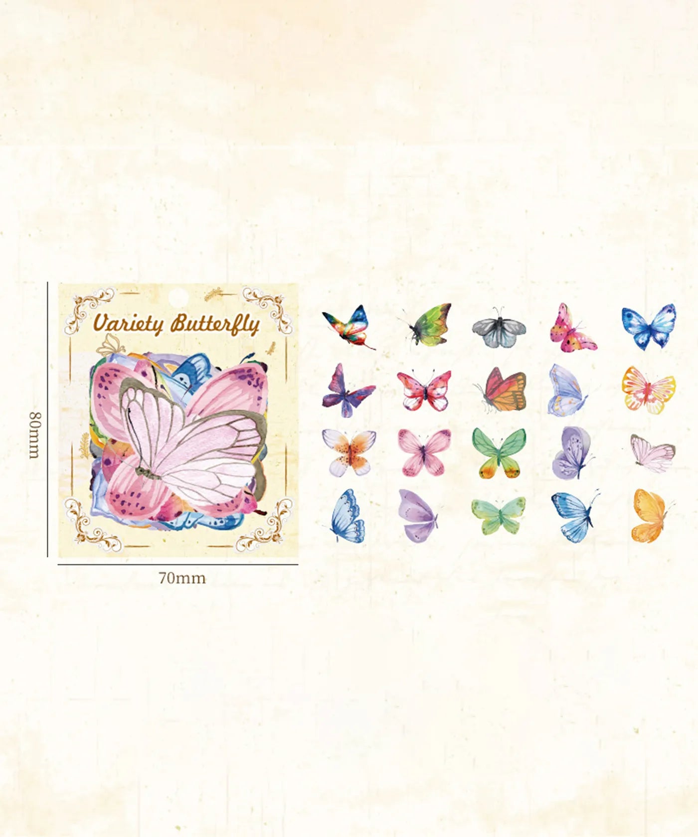 Handbook Butterfly Sticker Set