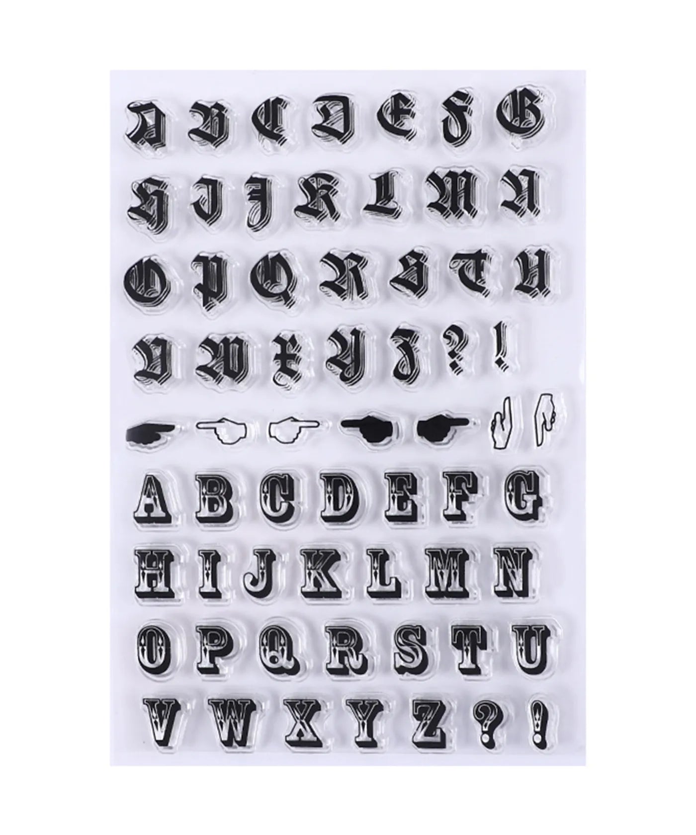 Transparent Silicone Creative Stamps