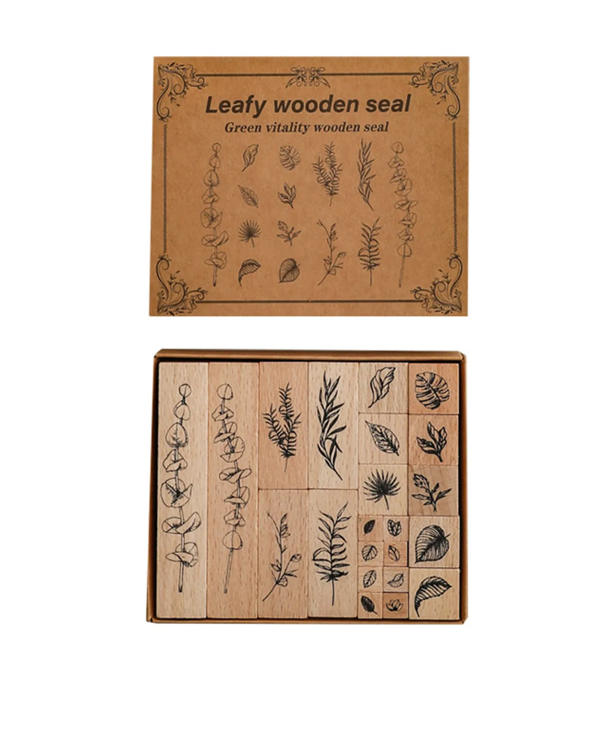 Wooden Stamps Set