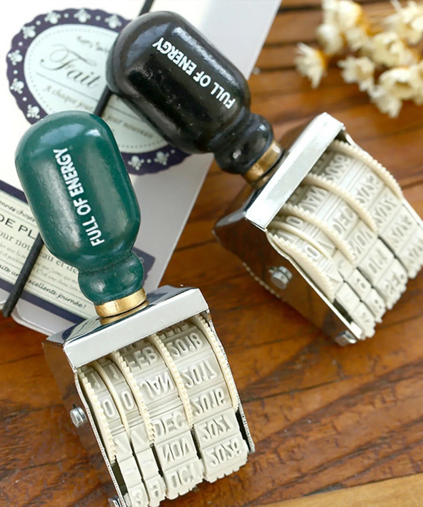 Roller Knob Date Stamp