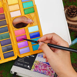 Foldable Watercolor Pan - 50 Colors