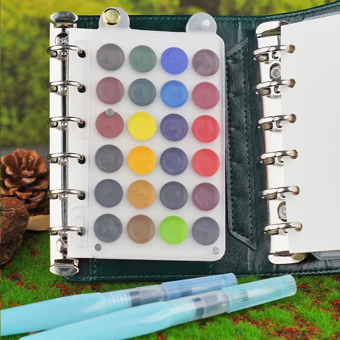 A7 Spiral Bound Watercolor Paint Set