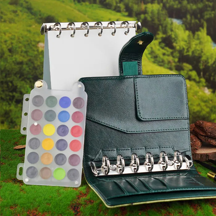 A7 Spiral Bound Watercolor Paint Set