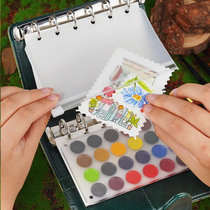 A7 Spiral Bound Watercolor Paint Set