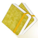 3.9"x3.9" Watercolor Journal PU Leather Hard Cover 100% Cotton Paper - Funto