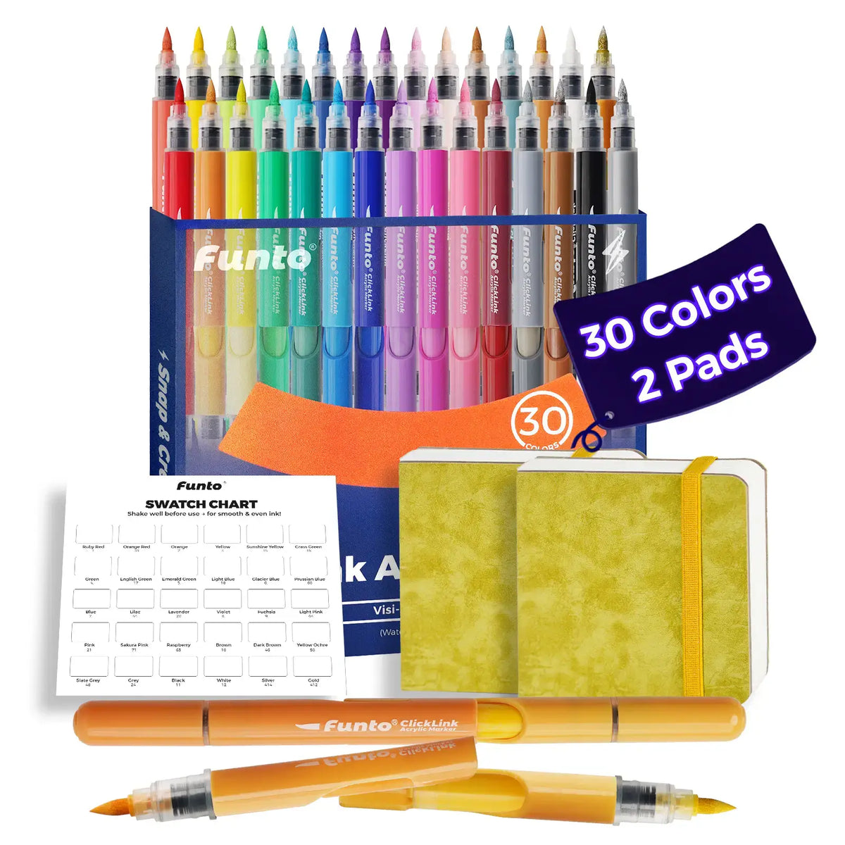 ClickLink Dual-Color Acrylic Markers