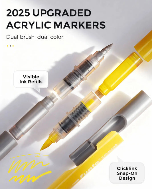 ClickLink Dual-Color Acrylic Markers