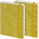 7.5"x5" Watercolor Journal PU Leather Hard Cover 100% Cotton Paper