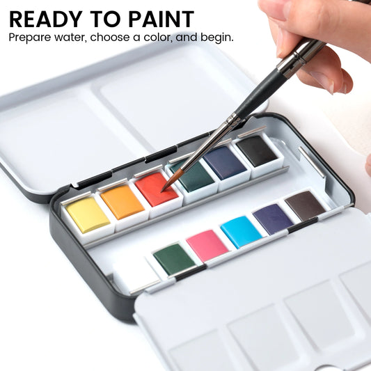 TRAVELER Classic Watercolor Kit – 12 Colors