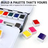 TRAVELER Classic Watercolor Kit – 12 Colors