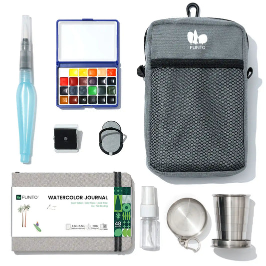 EXPLORER Watercolor Kit – Hand-Poured 24 Colors