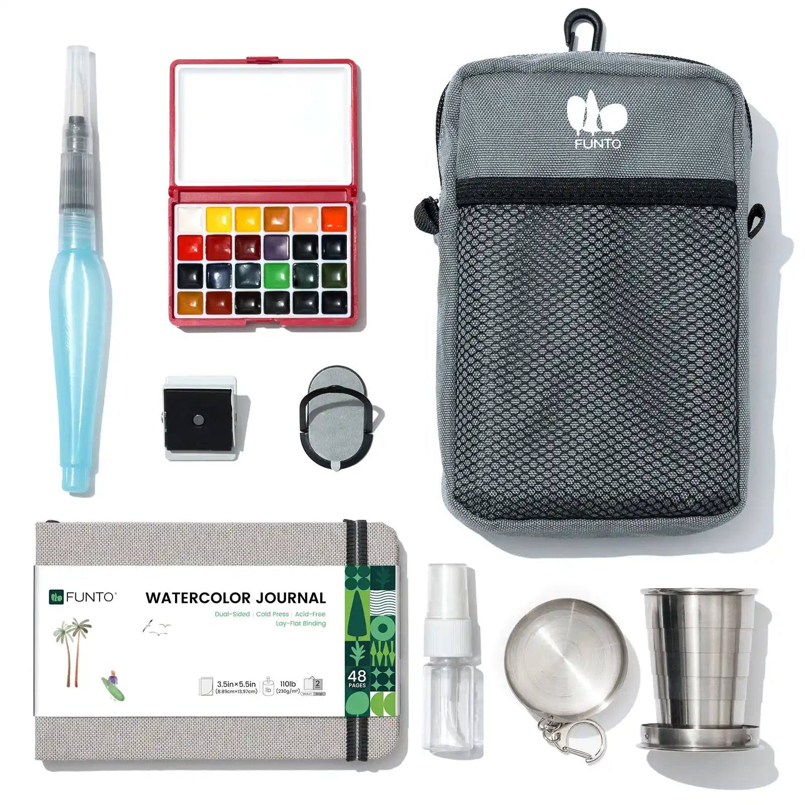 EXPLORER Watercolor Kit – Hand-Poured 24 Colors