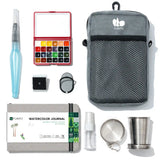 EXPLORER Watercolor Kit – Hand-Poured 24 Colors