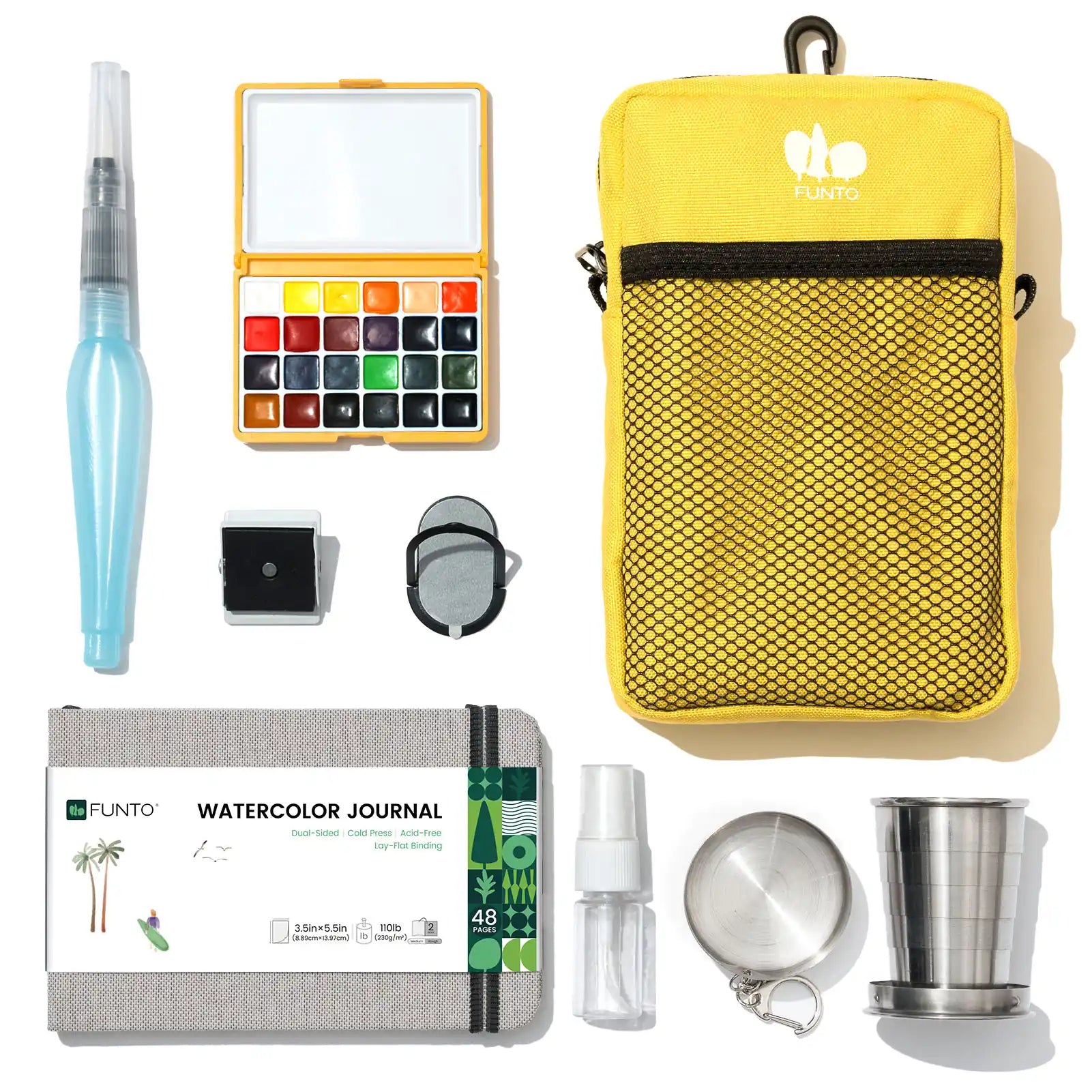 EXPLORER Watercolor Kit – Hand-Poured 24 Colors